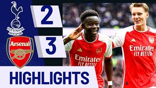 Tottenham vs Arsenal [2 -3] Highlights \& Goals   HAVERTZ  \& SAKA 🔥