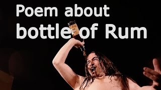Báseň o flaši rumu | Poem about bottle of Rum