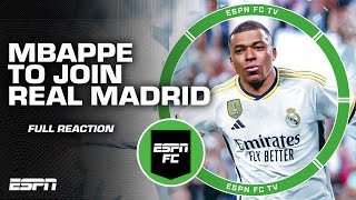 🚨 Kylian Mbappe set to join Real Madrid 🚨 [FULL REACTION] | ESPN FC