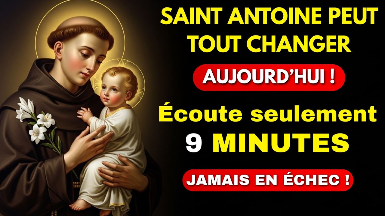 🌟SAINT ANTOINE - PRIÈRE pour la GUÉRISON, la DÉLIVRANCE et la PROSPÉRITÉ