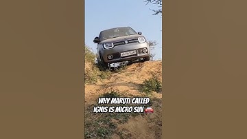 Why Maruti called ignis is micro suv 🚘 #shorts #swift #brezza #ignis #marutisuzuki #maruti #suzuki