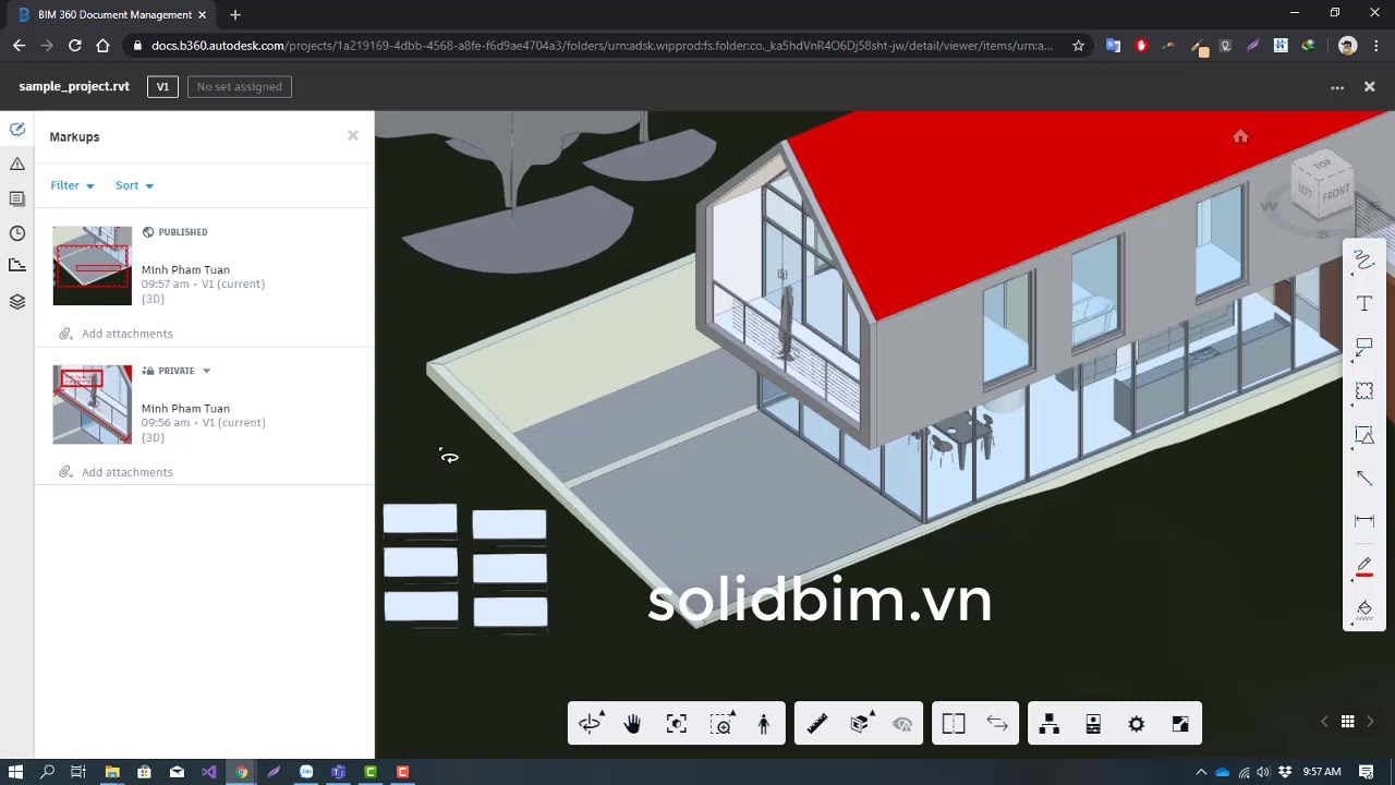 BIM 360 Design | Bài 9: Tạo mark up cho dự án trên BIM 360 Design - YouTube