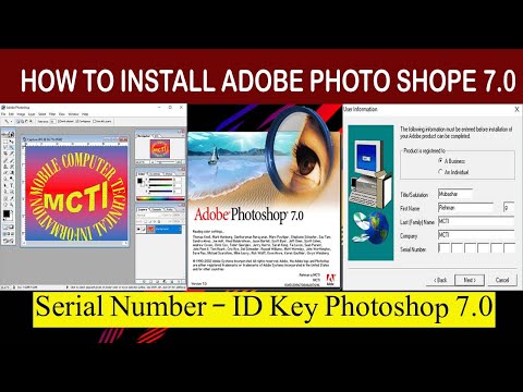How to Install Adobe Photoshop 7 0 ID Serial Number Photoshop