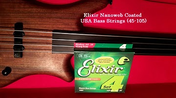 Comparison of sound bass guitar strings: Elixir 14087 vs Ernie Ball 2806