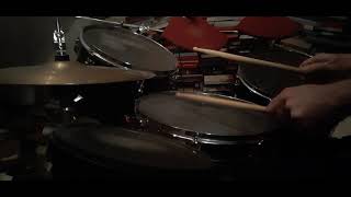 Single bassdrum. Ben van Zanten drums.