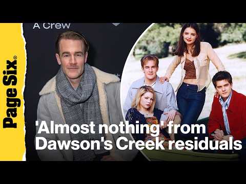 Why James Van Der Beek ‘saw almost nothing’ from ‘Dawson’s Creek’ residuals