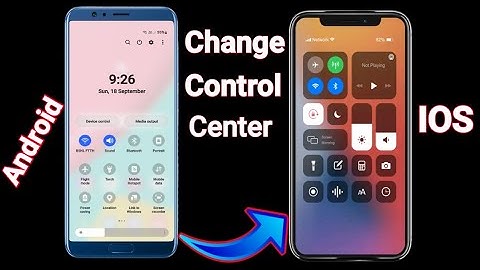 Change your phone control center android to iOS 13 pro change all mobile control center 2022 #short