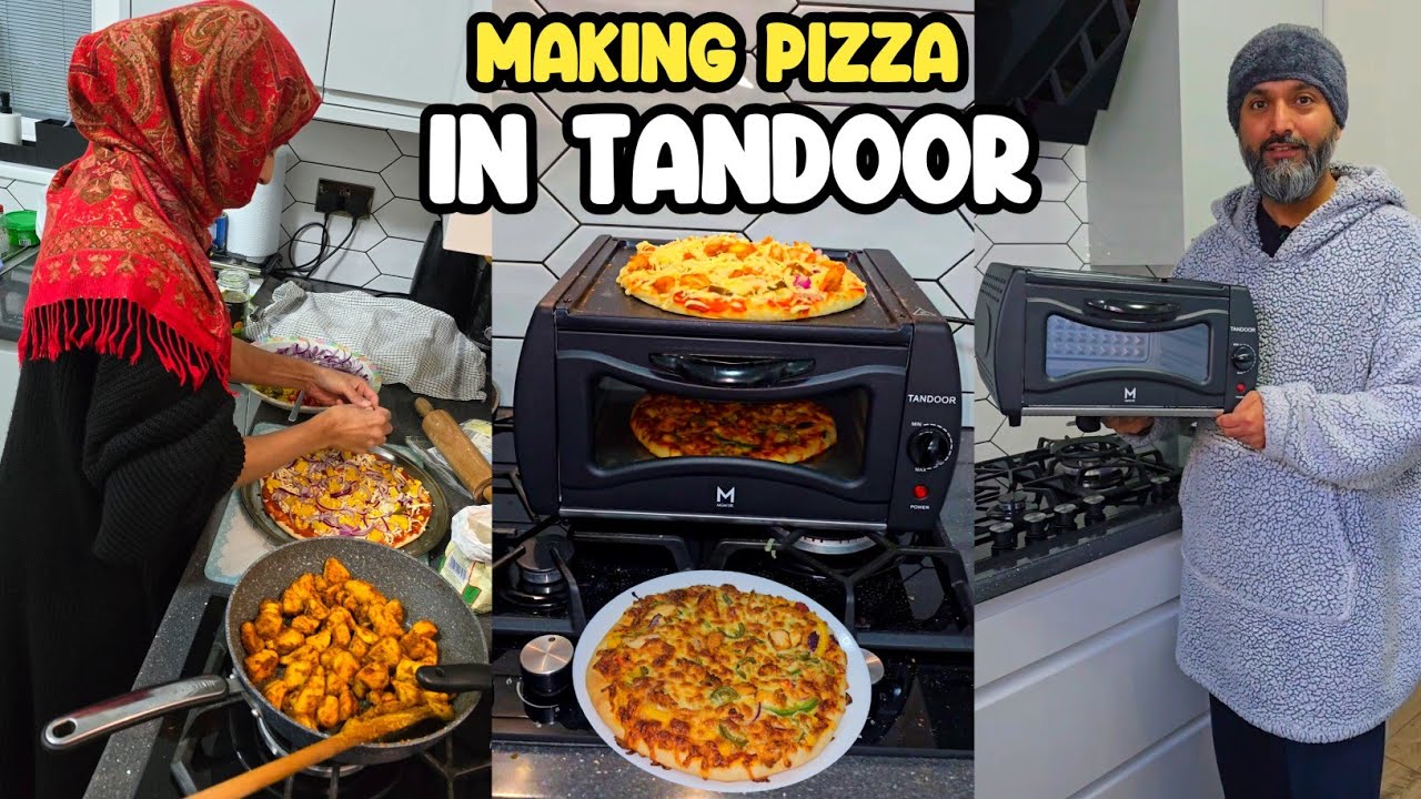 Trying New Electric Tandoor To Make Pizza | i broken my face on ice 🧊 😫 🤣