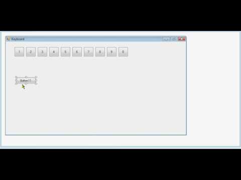 How to make an on-screen keyboard in visual basic! - YouTube