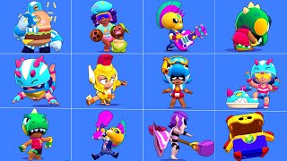 New Skins Winning & Losing Animations | Brawl stars #JurassicSplash