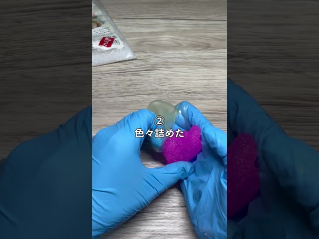 スクイーズの皮に色々入れて音比較ASMR