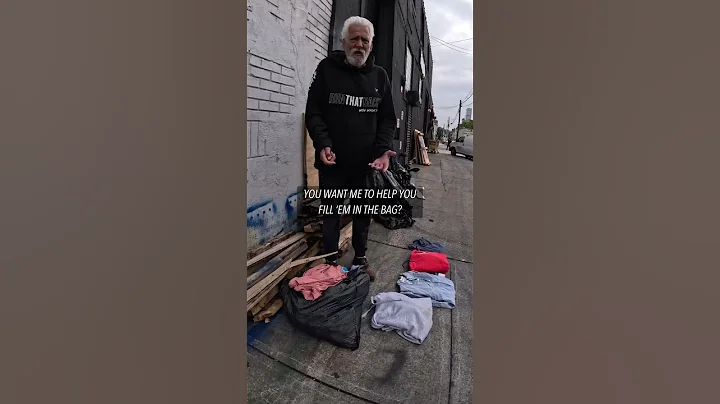 Buying Clothes From A Homeless Man
