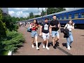 Потяг Дніпро-Трускавець прибуває у Трускавець 27 червня 2021 р.