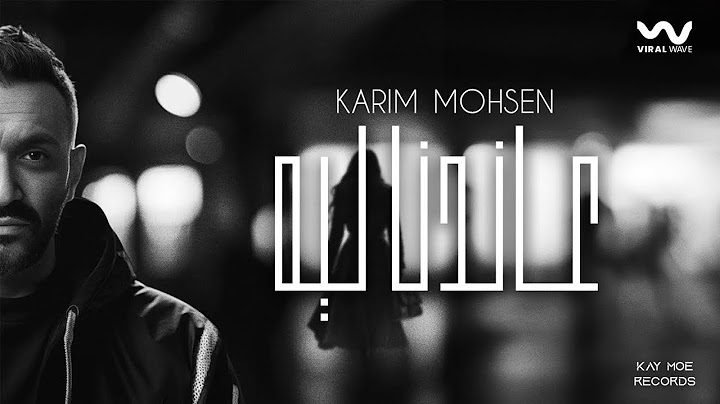 Karim Mohsen - Aanedna Leeh (Lyrics Video) | كريم محسن - عاندنا ليه