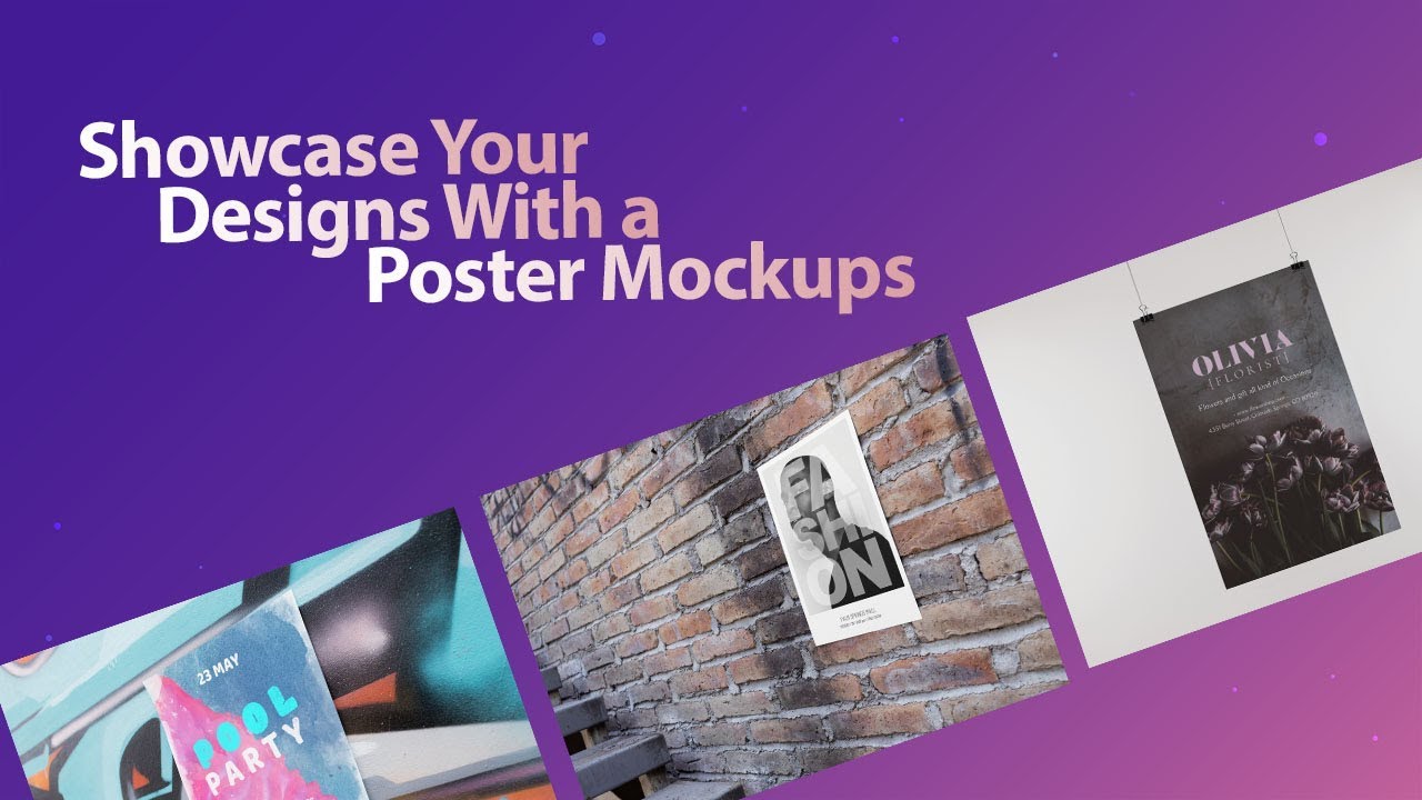 Download Showcase Your Designs With a Poster Mockup - YouTube