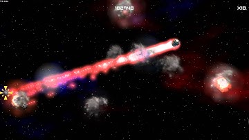 Playing EyeAsteroids using the Tobii EyeX Controller devkit