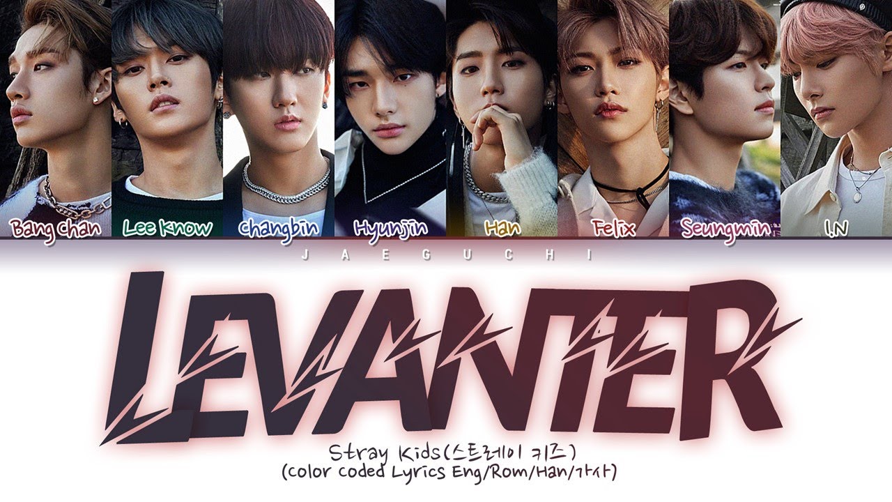 Stray Kids LEVANTER  Color Coded Lyrics EngRomHan