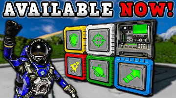 NEW AI BLOCKS FINALLY HERE - Space Engineers Automatons Beta