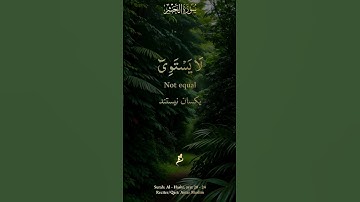 شیخ عنتر سعيد مسلم رحمة الله🎙سورة الحشر، آیه ۲۰🤍