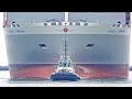 ULTRA LARGE CONTAINER SHIP OOCL SPAIN ARRIVES AT ROTTERDAM PORT - 4K SHIPSPOTTING ROTTERDAM 2023