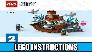 LEGO Instructions | City | 60379 | Deep-Sea Explorer Submarine (Book 2)