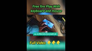 Play Bgmi and free fire on mobile with keyboard and mouse #bgmi#freefire #freefireshorts screenshot 4