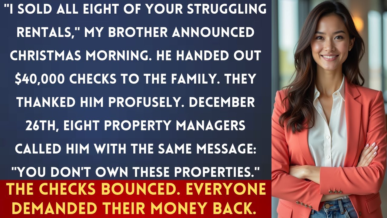 На Рождество мой брат «продал» мои сдаваемые в аренду объекты недвижимости — после чего все 8 упр...