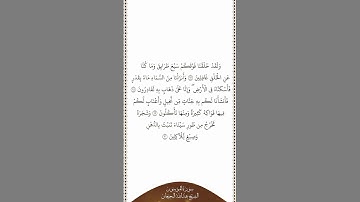 تلاوة في دقيقة | سورة المؤمنون | الآيات من ١٧ إلى ٢٠ | الشيخ عبدالله  البعيجان