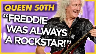 Brian May on Queen’s 50th Anniversary “Freddie…He Was Always A Rockstar!”