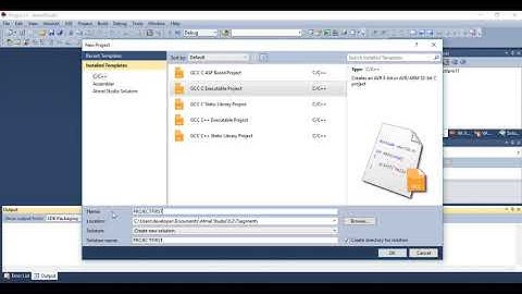How To Create New Project In Atmel Studio 6.2