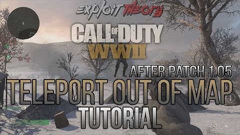 [AFTER PATCH 1.05] TELEPORT OUT OF MULTIPLAYER MAPS GLITCH | Call of Duty World War 2 | Tutorial