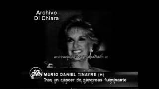 Murio el hijo de Mirtha Legrand Daniel Tinayre - Año 1999 V-02548 5 DiFilm