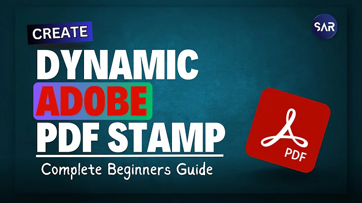 Create Adobe Dynamic PDF Stamp | Adobe Acrobat