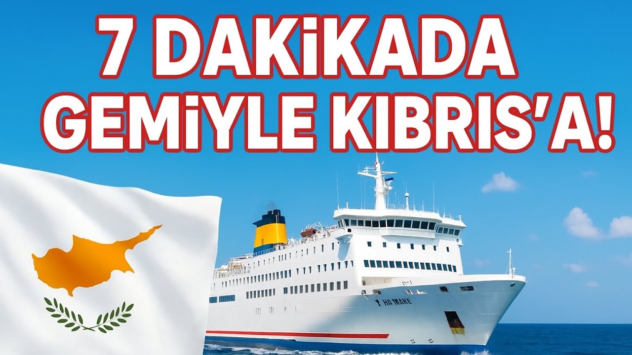 Taşucu - Kıbrıs Gemi Yolculuğu Akgünler Gemi Seyahati !🚢 