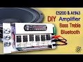 DIY Powerful Amplifier using C5200 & A1943 Transistors with Heavy Bass Treble Volume, MP3 Bluetooth