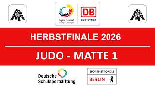 Matte 1 - Jugend trainiert - Herbstfinale 2026 - Bundesfinale Judo - Mixed-Team der Länder...