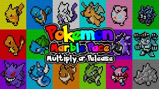 Multiply or Release - Pokemon Teams - Algodoo Marble Race