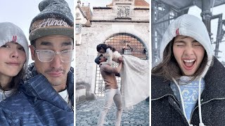 Nadech Yaya in switzerland - ณเดชน์ ญาญ่า สวีทกันที่ สวิตเซอร์แลนด์