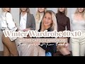 Winter Capsule Wardrobe 2022 | 10 ITEMS, 10 WEARABLE LOOKS