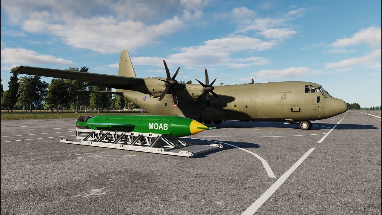 DCS C-130j - MOAB drop from COLD & DARK