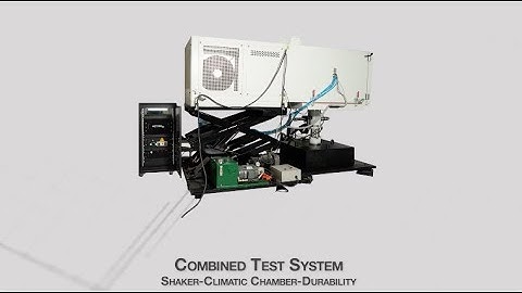 Combined Test System | Shaker-Climatic Chamber-Durability | Idea4T | 2022