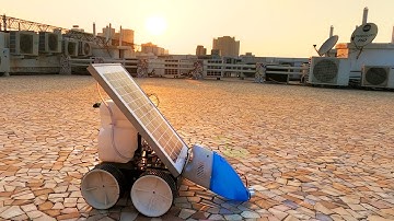 Solar Floor Cleaner Robot With Vacuum Cleaning | Robotics Project