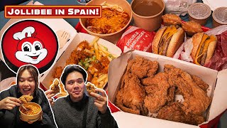 We Tried JOLLIBEE in Madrid! | Is It Any Good?