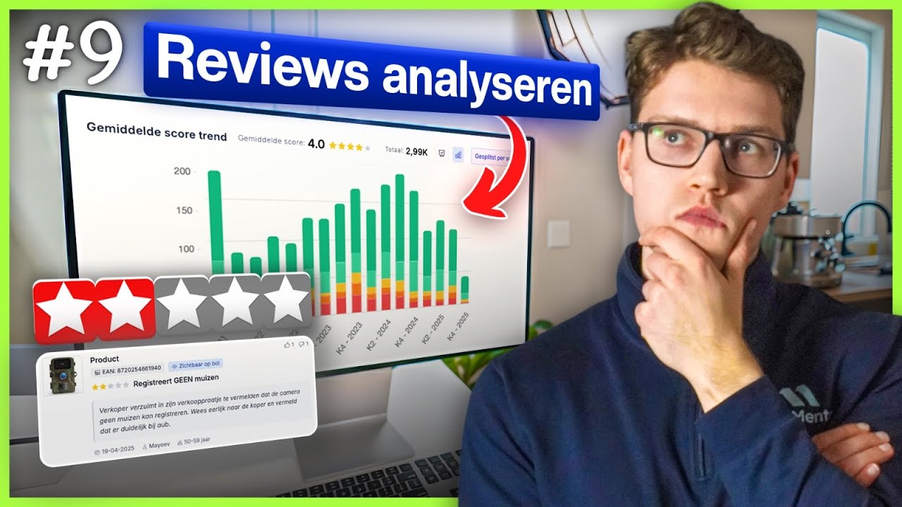 Onderscheidend vermogen onderzoeken via reviews op bol (met AI)
