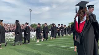 Warsaw Community High School 2024 Graduation Processional View 2