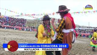 CARNAVALES CORACORA 2024 // WAYLLACHA PEDAGOGICO CON ARPA Y VIOLIN  BUENAZO CON HUAMANI PRODUCIONES