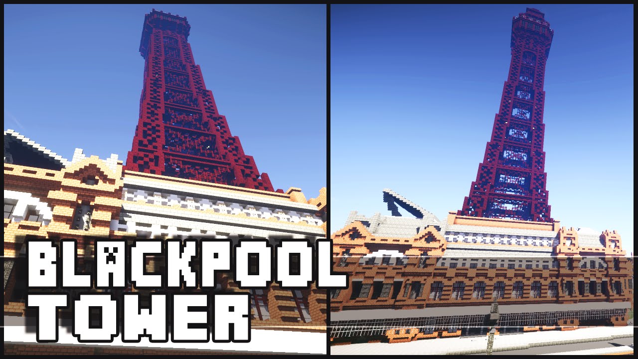 Minecraft - Blackpool Tower - YouTube