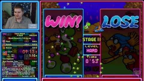 Tetris Attack is not free of glitches...