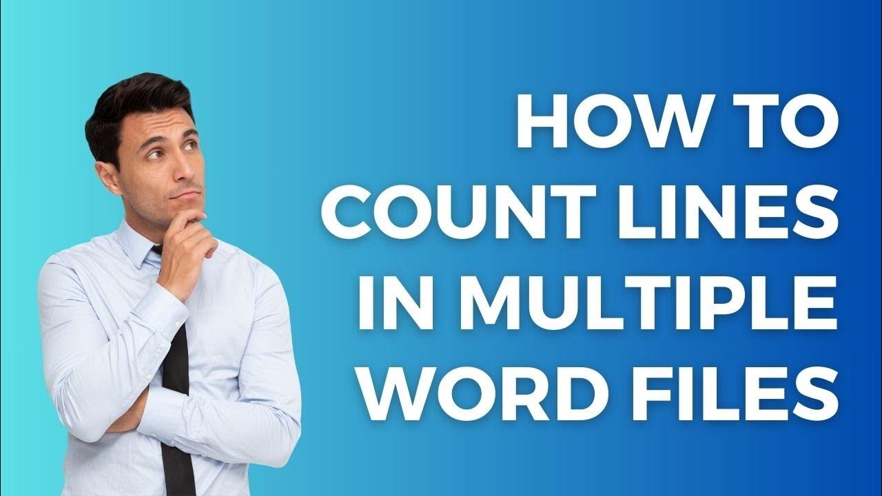 How to count lines in multiple files line count software youtube