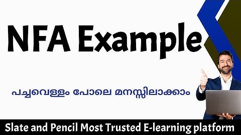 Nfa example|Theory of computation|Toc malayalam
